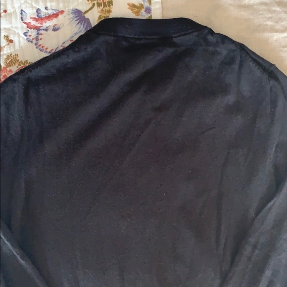 J. Crew Black Cotton Cardigan Size XS - Picture 4 of 5